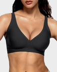 Women’s Deep V-Neck Wireless Push-Up Bra