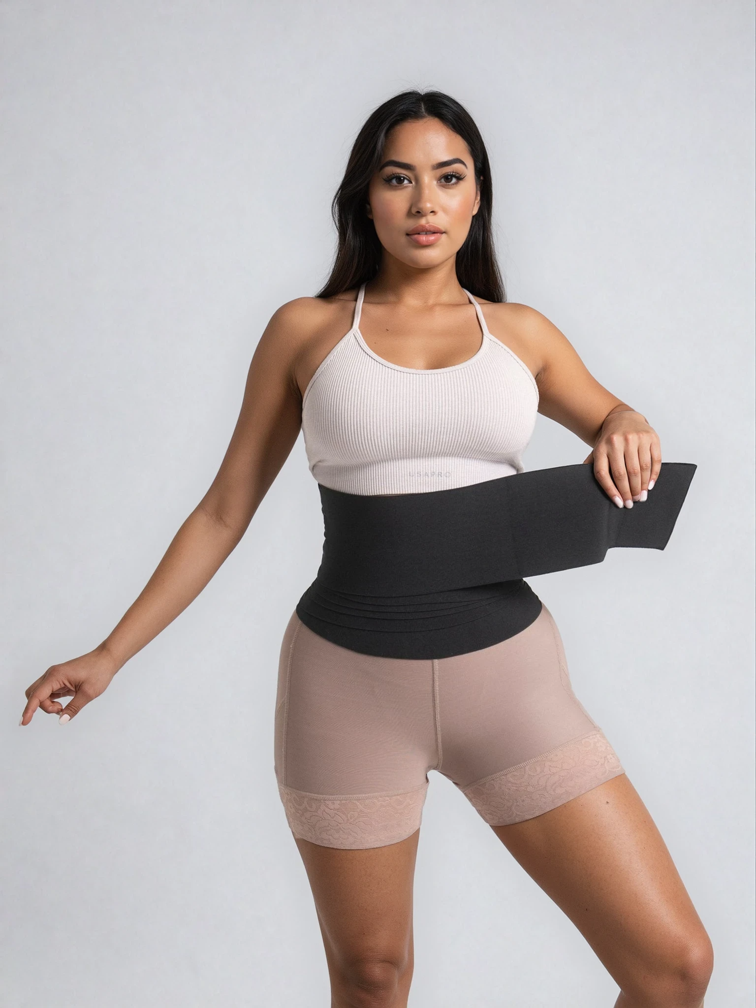 Nova Waist Wrap – Adjustable Compression Belt for Workout & Tummy Control