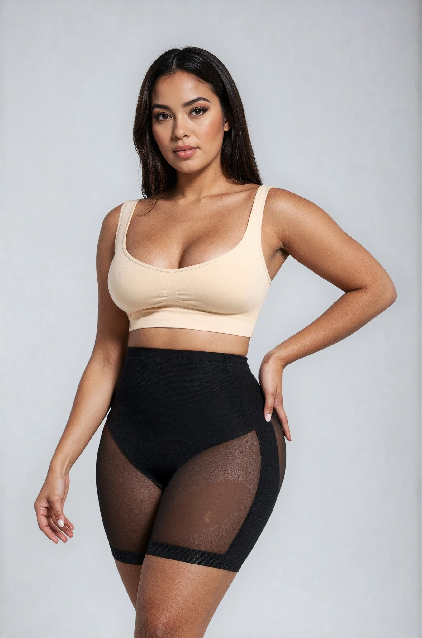 Luana - SculptMesh High-Waist Shaper Shorts