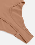 Luna - Long Sleeve Thong Bodysuit – Seamless Shapewear with Bust Support