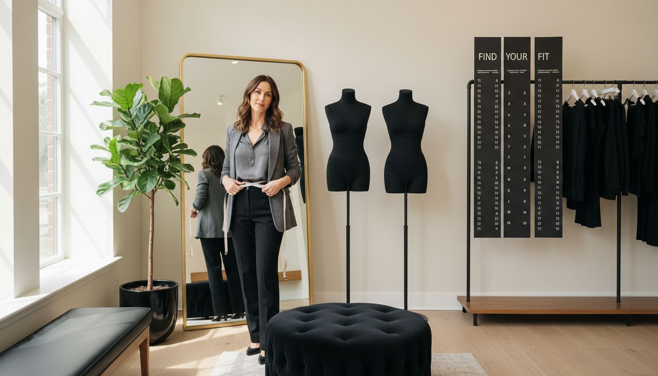 shapewear fitting room