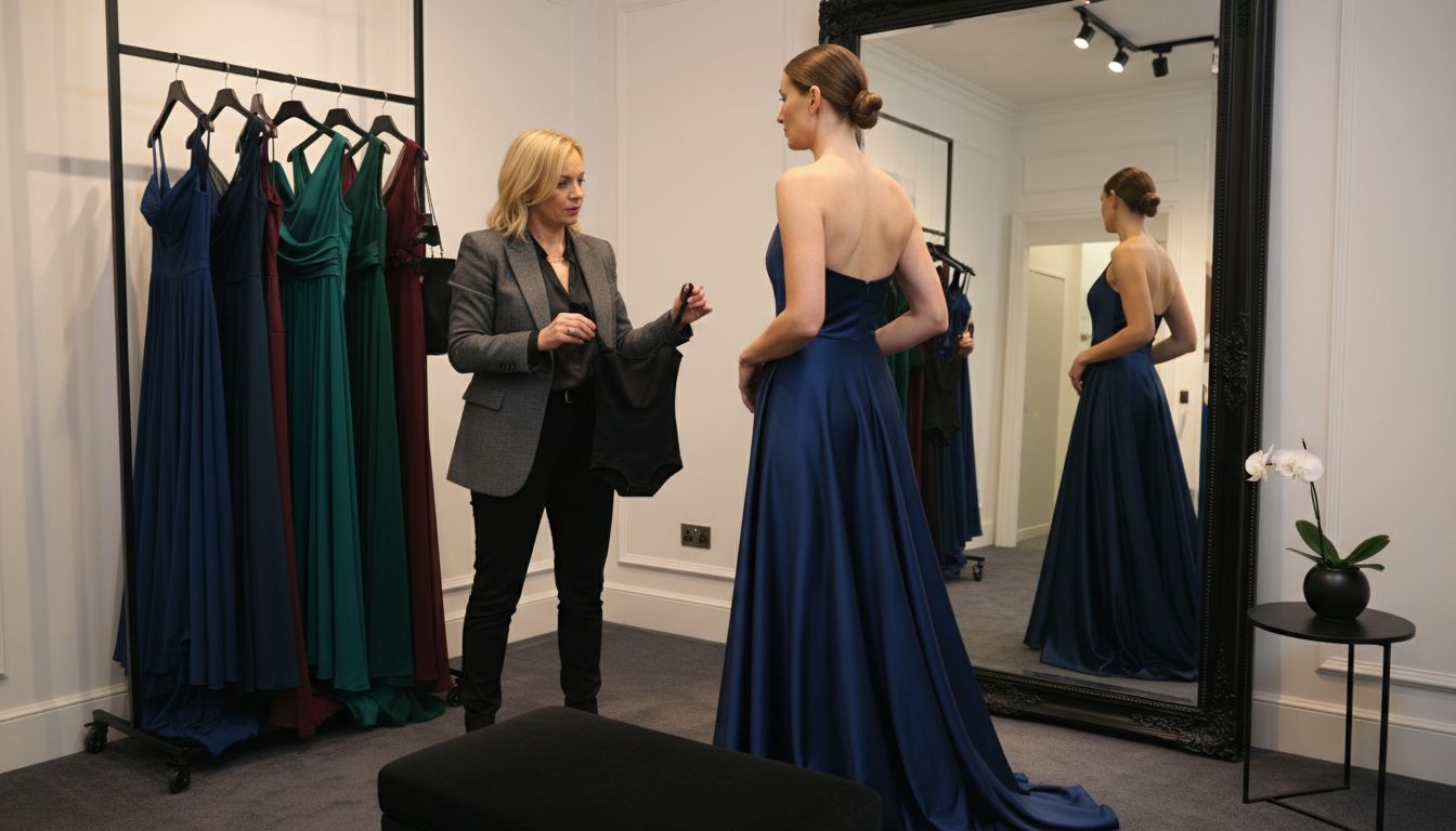 formal shapewear fitting