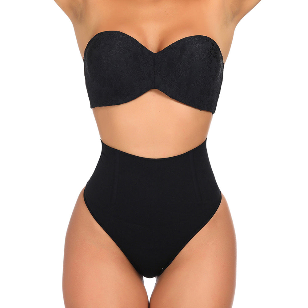 Sera Seamless High-Waist Shaping Thong – Tummy Control Invisible Underwear