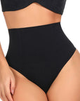 Sera Seamless High-Waist Shaping Thong – Tummy Control Invisible Underwear