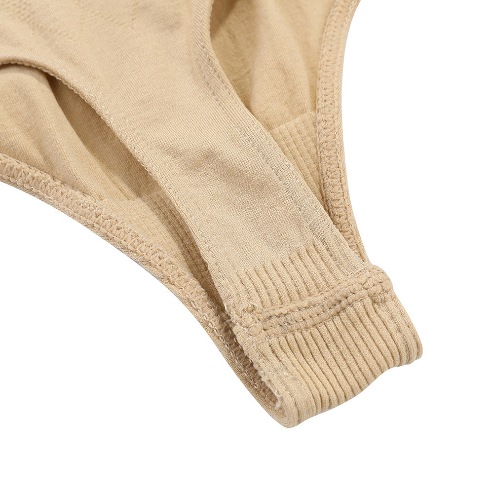 Sera Seamless High-Waist Shaping Thong – Tummy Control Invisible Underwear