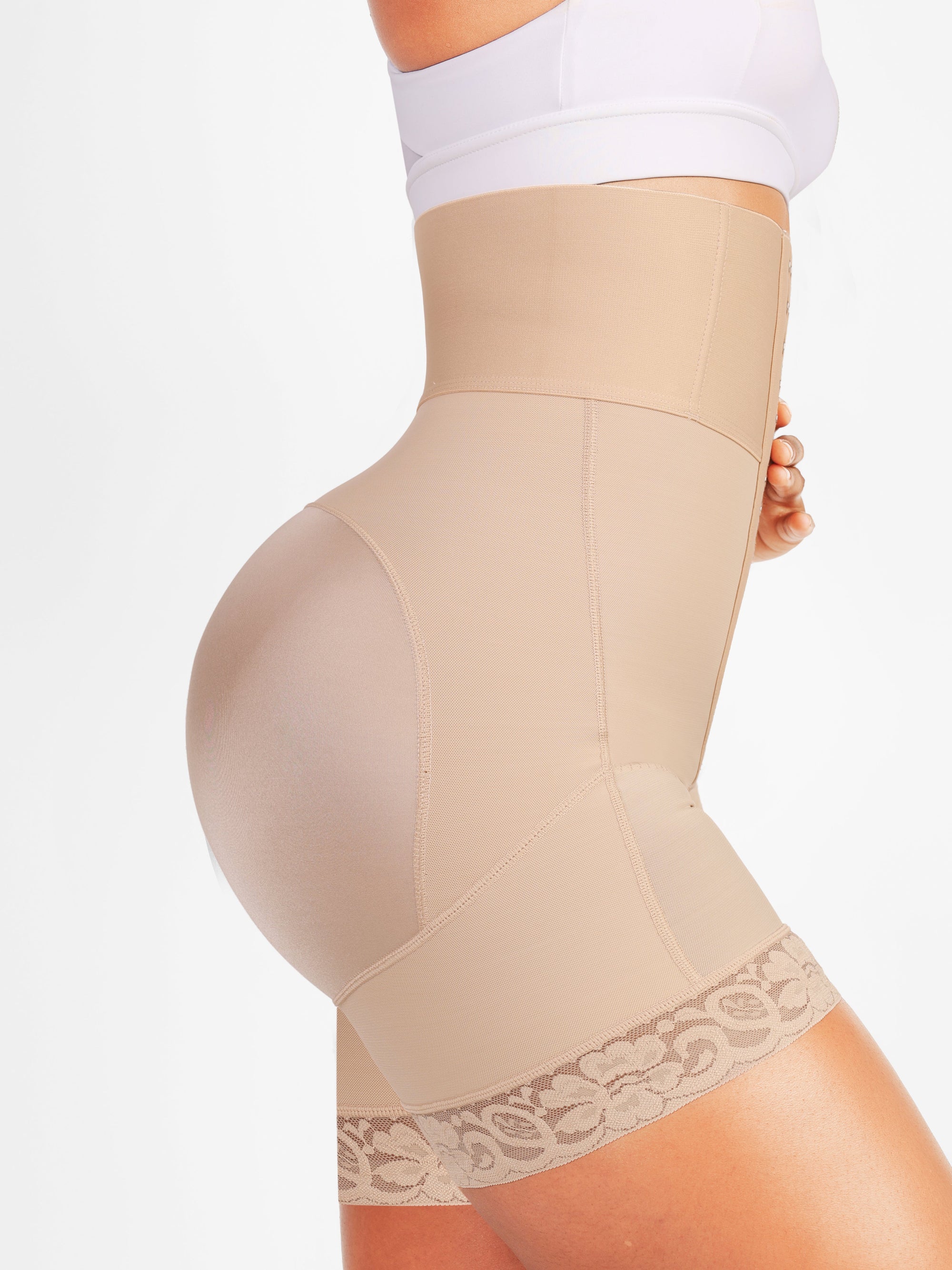 Ultra High-Waist Tummy Control Shapewear Shorts – Butt Lifter &amp; Thigh Slimmer