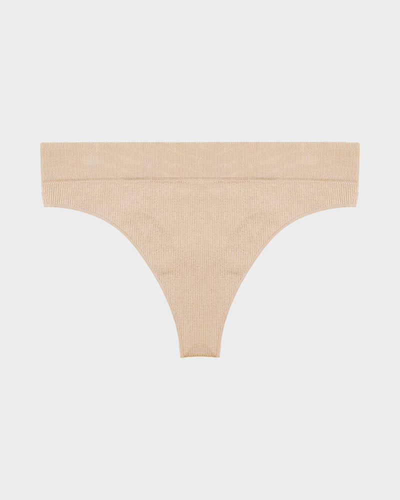 Everyday Comfort Seamless Low-Rise Thong (3 Pack)