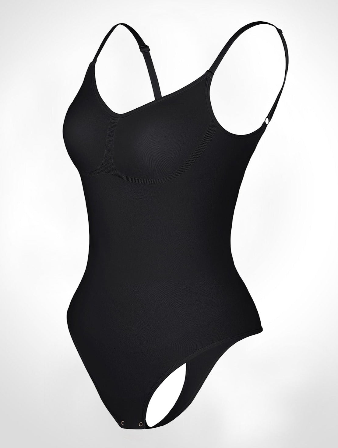 Emily - Thong Bodysuit – Seamless Open Back Shapewear by Saga Women