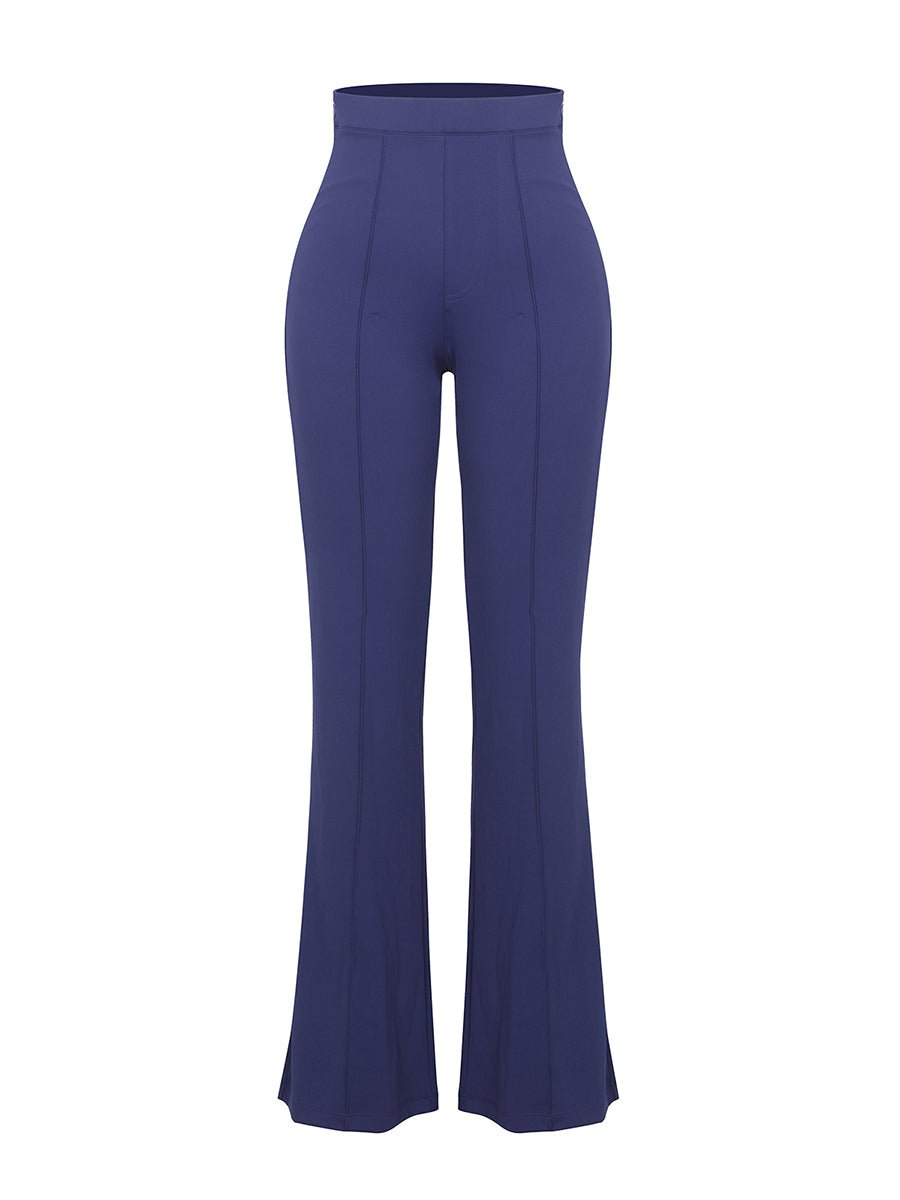 Theresa Flare Pants – High-Waisted Tummy Control Pants with Built-In Shapewear